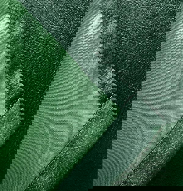 Enhanced Living Green Plain Textured Thermal Room Darkening Energy Saving Pair of Curtains For Bedroom & Living Room