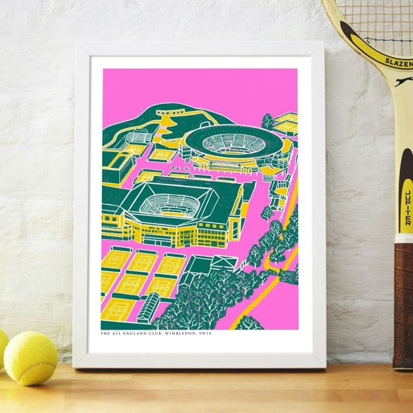 Paper Plane Wimbledon Print