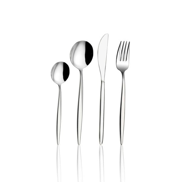 Rozi Asya Collection 24-Piece Cutlery Set (For 6 people)
