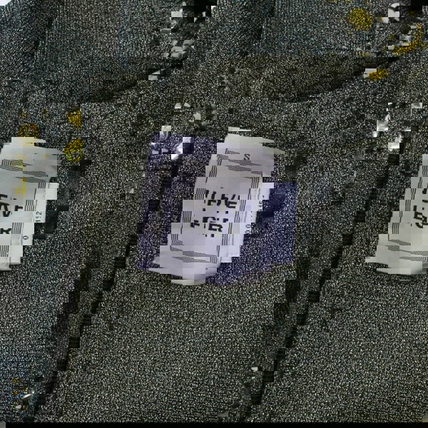 Herve Leger luxurious form fitting dress in a shimmering gunmetal tone