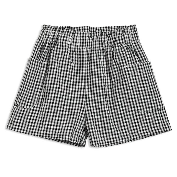 Mini Cuddles Baby Girls Gingham 2pc Set, Black & White
