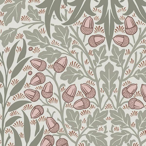 William Morris at Home Oak & Willow Sage Wallpaper