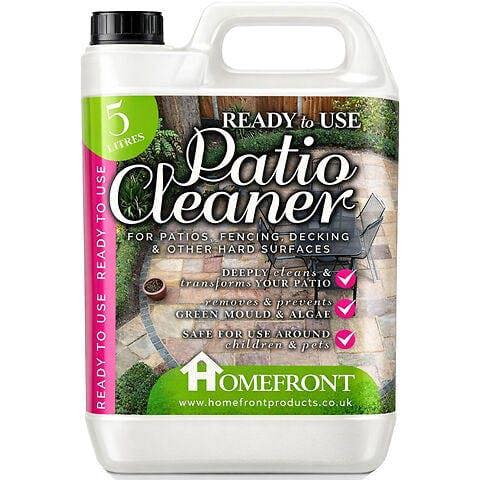 Homefront Ready to Use Patio Cleaner - Easy to Use Fluid Deeply Cleans to Remove Dirt & Grime 5L
