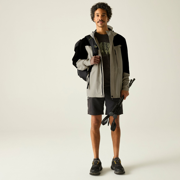 Regatta Mens Freesdale Waterproof Jacket - Abbeystone/Black