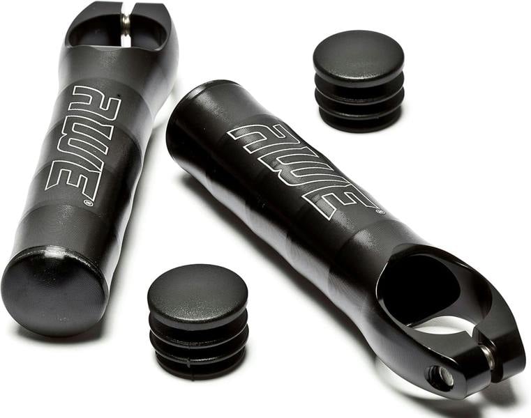 AWE CNC 6061 Anti Slip Lightweight Alloy Bicycle Bike Bar Ends/Caps Black