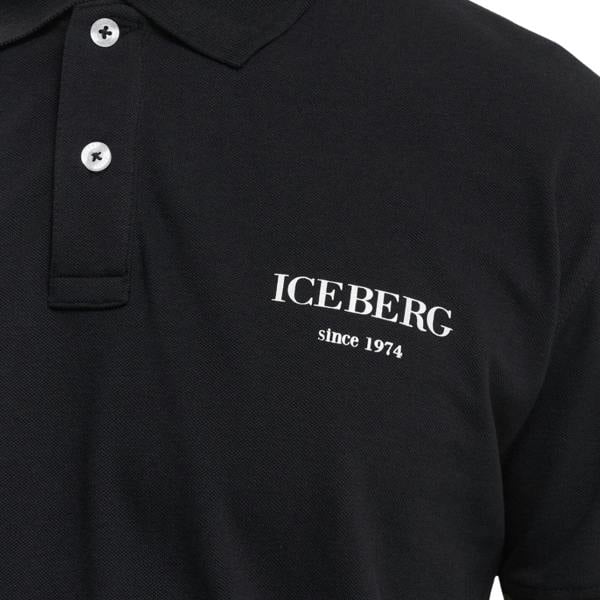 Ice Iceberg Black Polo Shirt - Nova Clothing