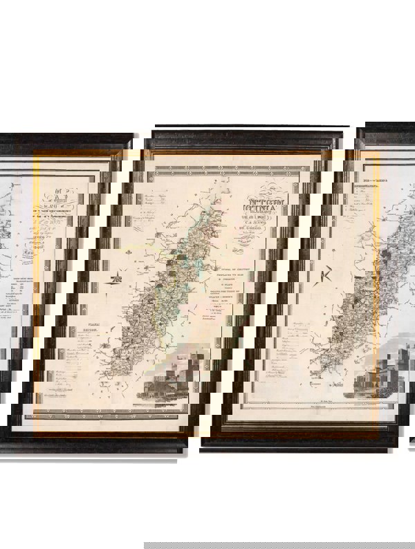 Exceptional Art c.1830 County Maps of England