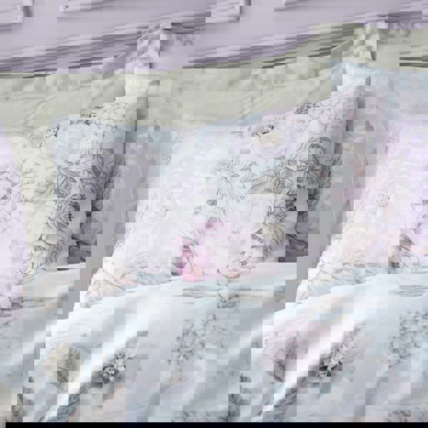 Catherine Lansfield RHS x Catherine Lansfield Floral Serenity So Soft Duvet Cover Set Blue