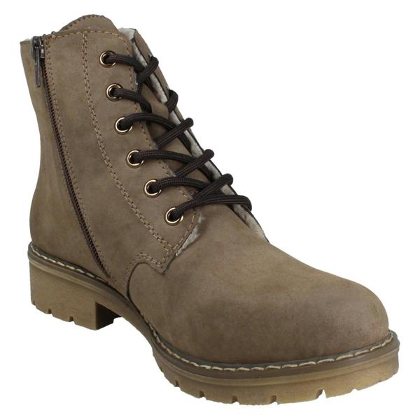 Rieker Ladies Rieker Wide Fitting Warm Lined Ankle Boots Y9103