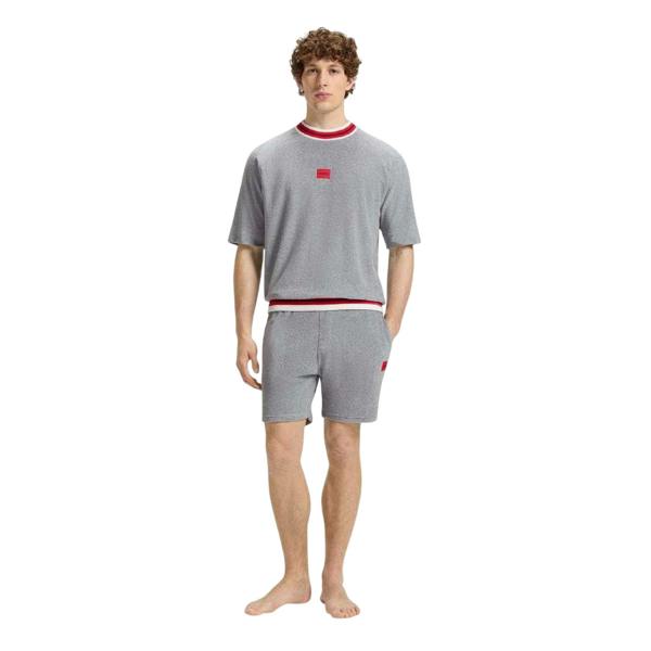 Hugo Mens Jaxon Cotton Blend Lounge Shorts - Grey - 