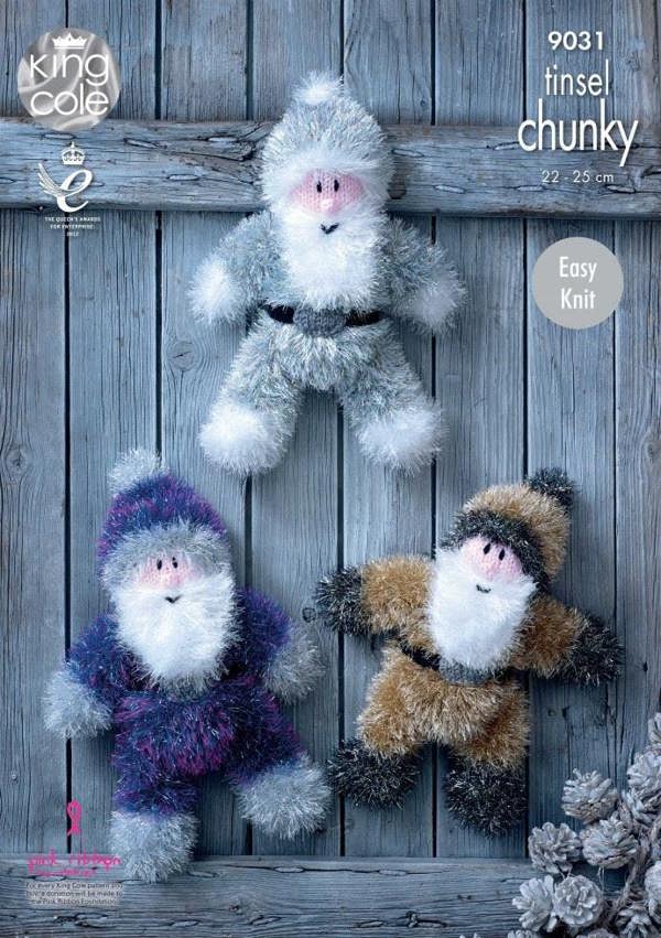King Cole Tinsel Knitting Pattern 9031, Toys - Intermediate
