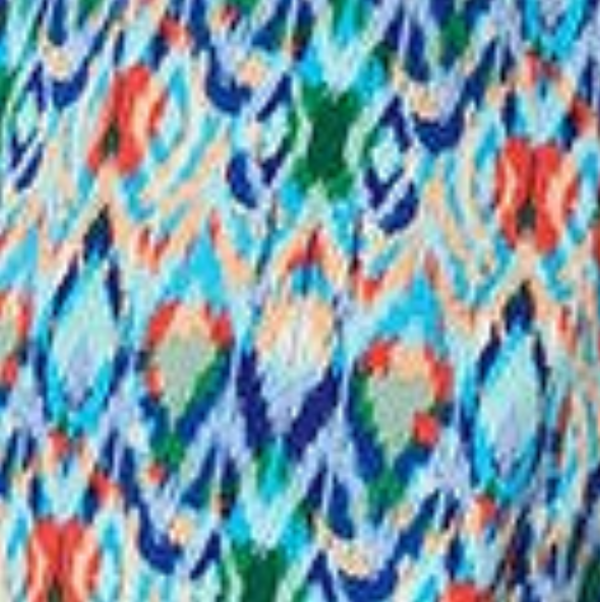 Izabel London Curve Printed Cap Sleeve Relaxed Blouse