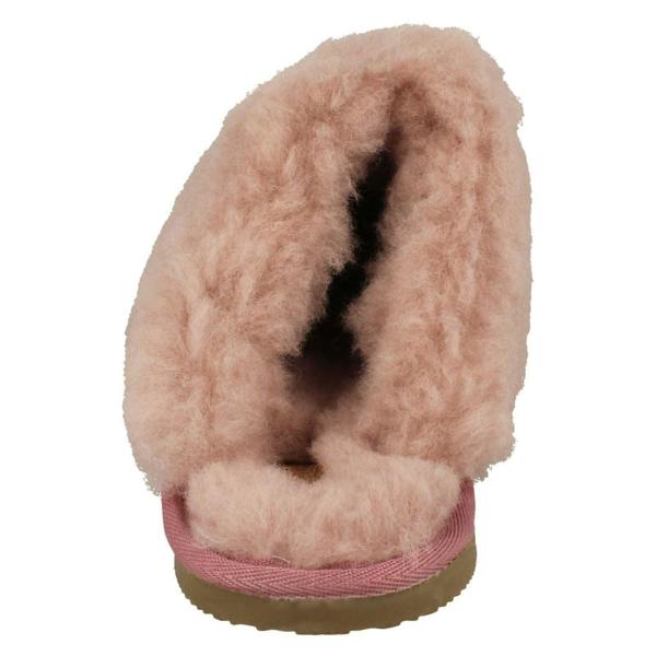 Clarks Ladies Clarks Faux Fur Cuff Mule Slippers Warm Lux