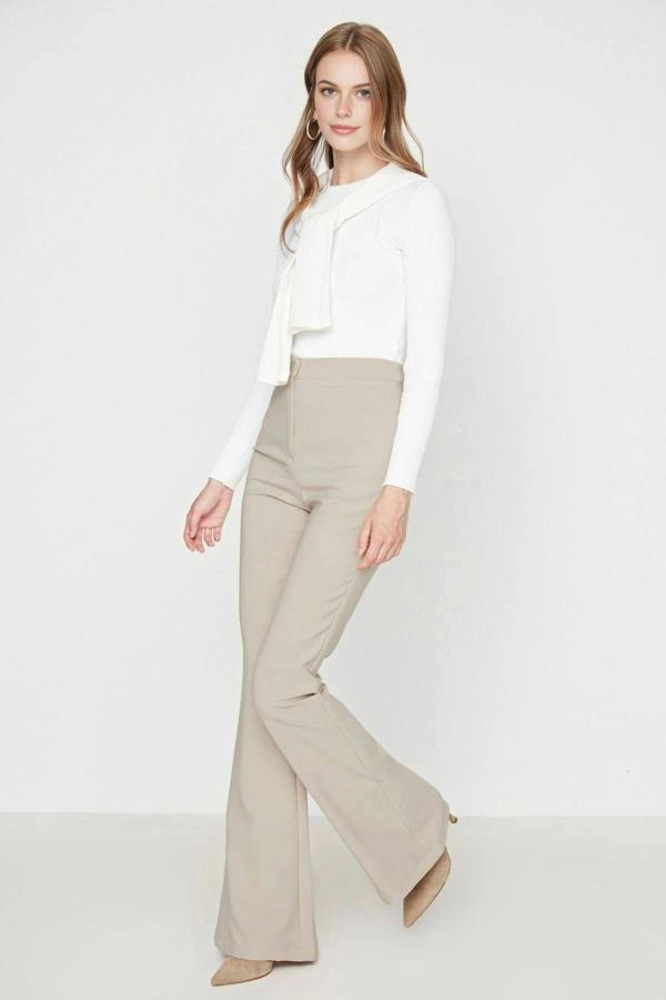 WOVCOR Flare Bootcut Woven Trousers