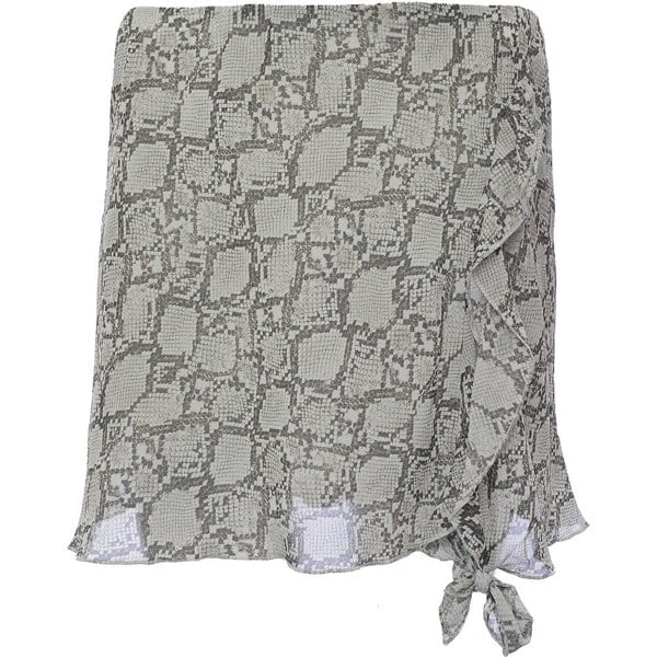 Weekday Womens Wave Snake Print Skirt