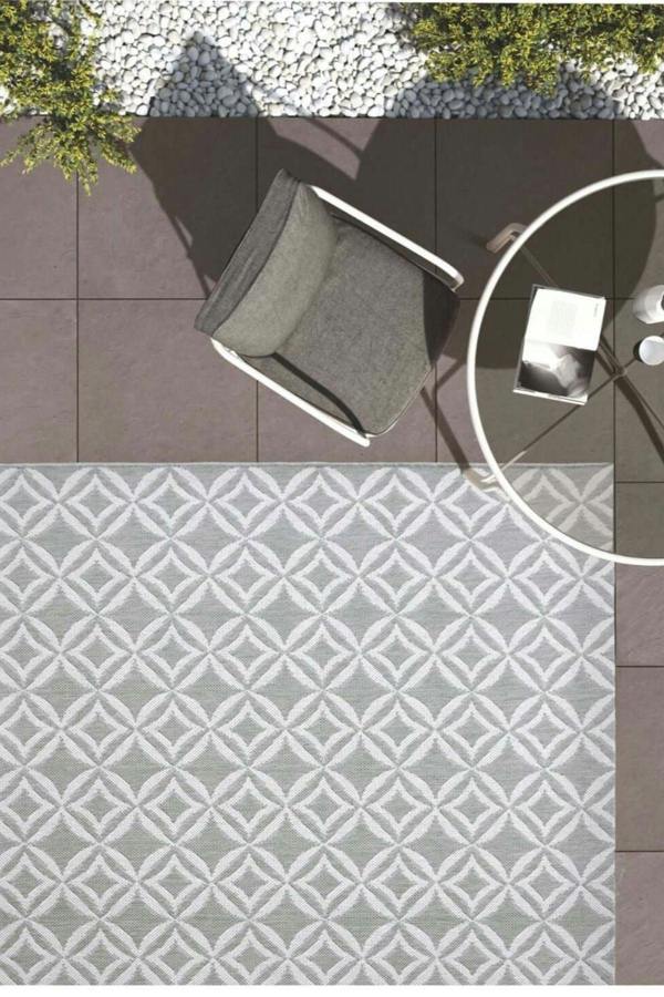 The Rugs County Geo Grey Indoor & Outdoor Rug