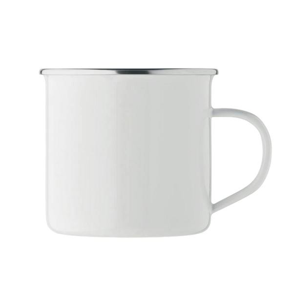 MidOcean Plateado L Enamel Sublimation 500ml Mug - White - 