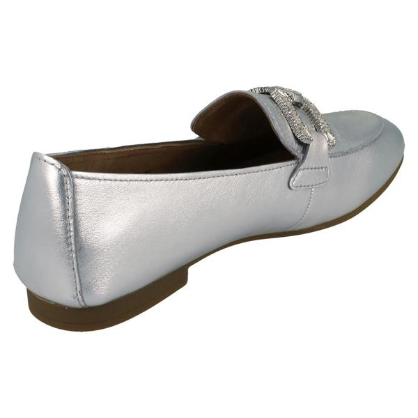Gabor Ladies Gabor Smart Casual Loafer With Decorative Chain Detail 65.210
