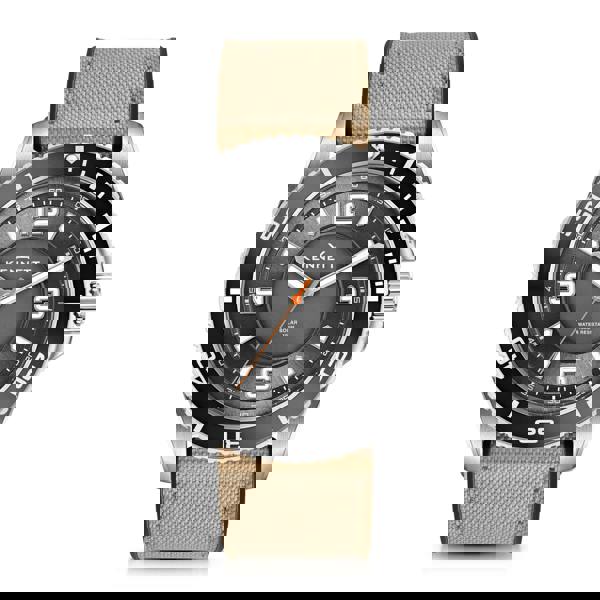 Kennett Solaxplorer Solar Watch with Grey Dial/ Sand Strap combo