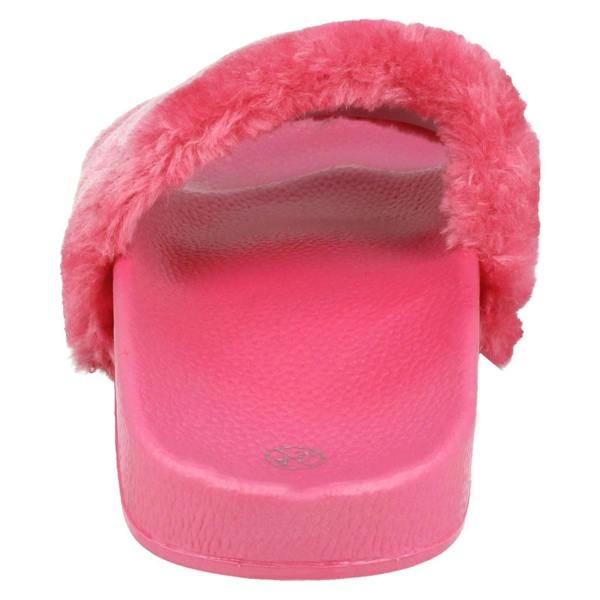 Spot On Ladies Spot On Flat Slip On Mule Sandals