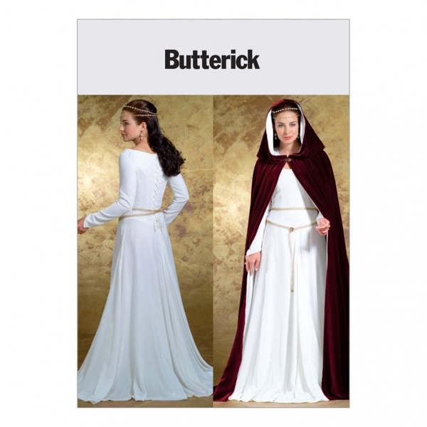 Butterick Sewing Pattern 4377, Costumes for Women, 6-8-10-12 - Intermediate