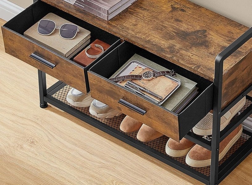 Modcraft Entryway Hall Tree with Shoe Bench and Storage
