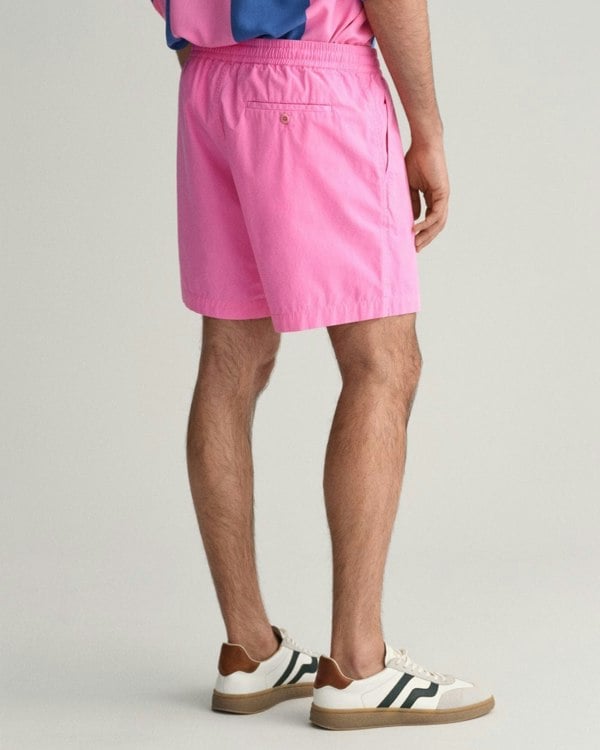 GANT Mens Drawcord Cotton Shorts - 649 Clear Pink