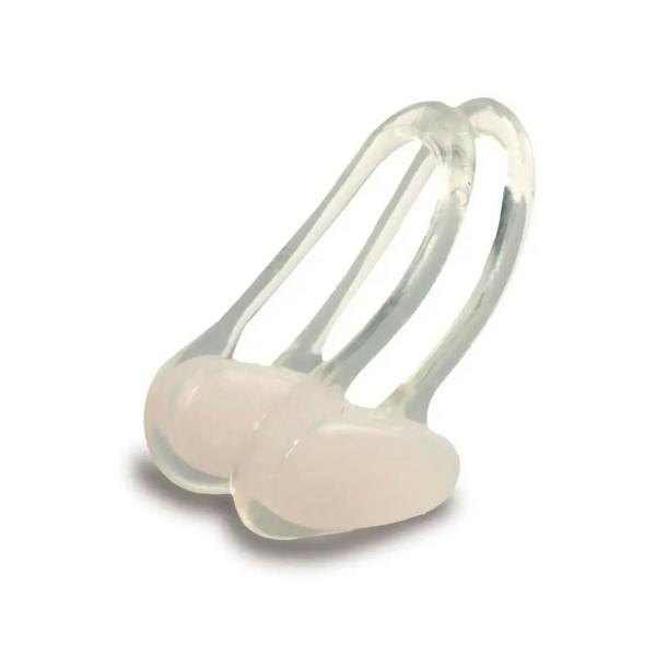 Speedo Universal Nose Clip with clear silicone earplugs and flexible band