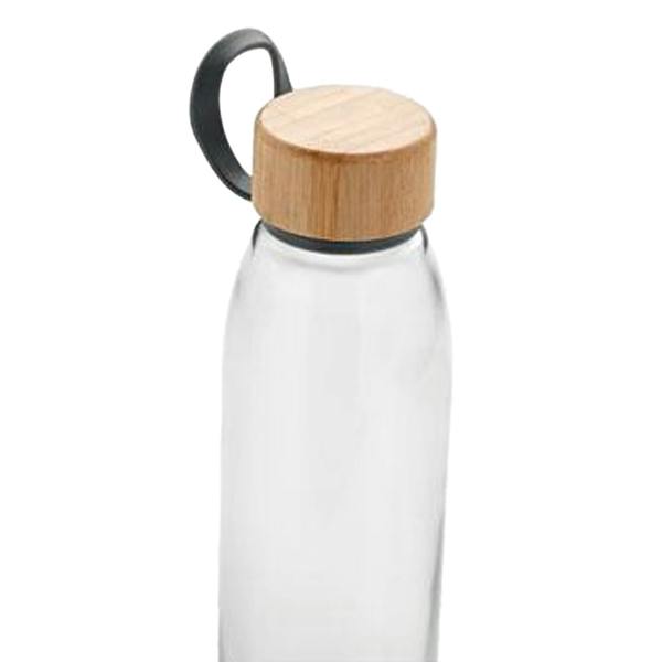 MidOcean Fjord Bamboo 500ml Water Bottle - Transparent - 