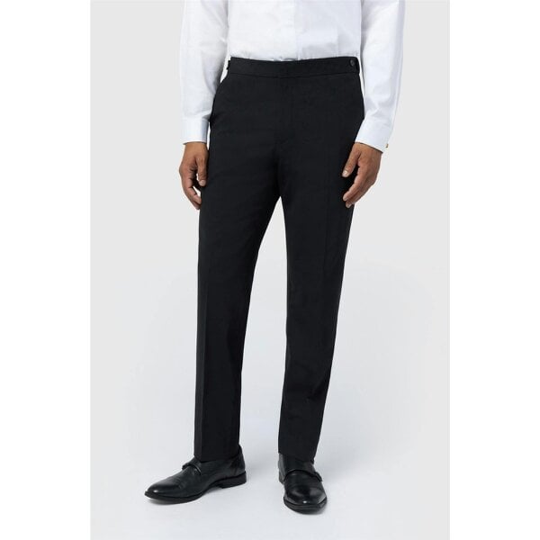 Ted Baker Slim Fit Performance Super Black Tuxedo Trousers