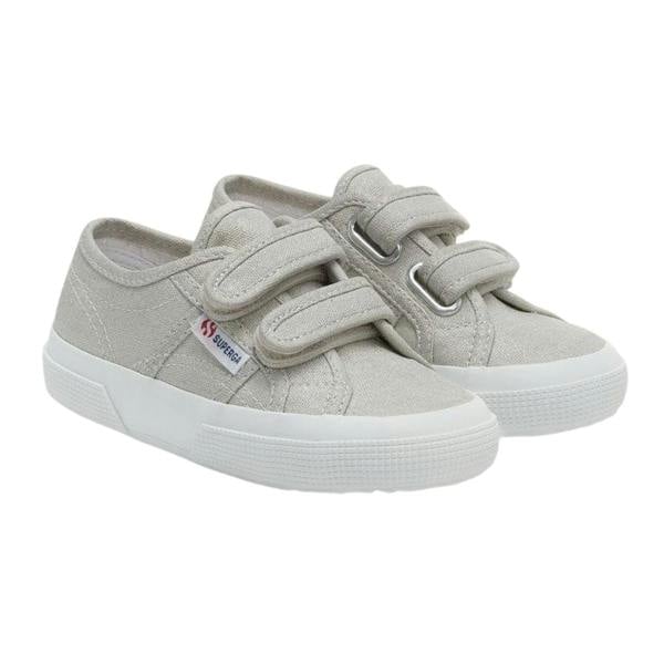 Superga Girls 2750 Glitter Straps Trainers - Grey - 