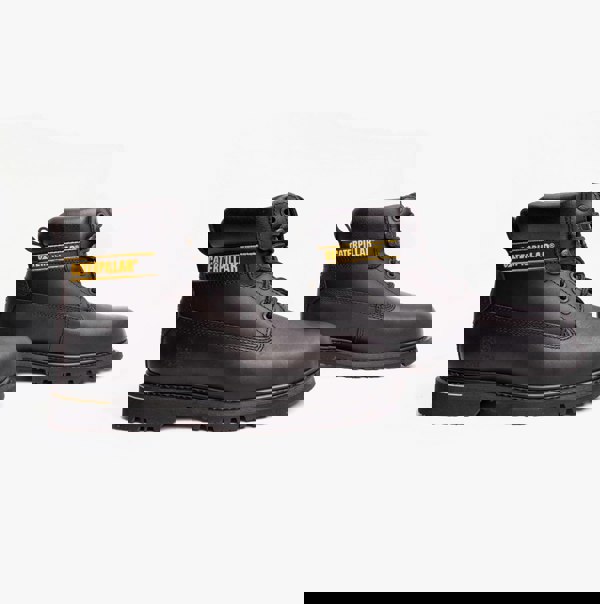 CAT HOLTON SB Mens Leather Safety Boots Black