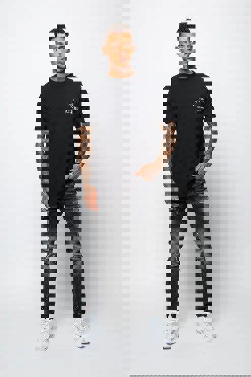 Valere Milano Mosole Rip & Repair Jeans - Black