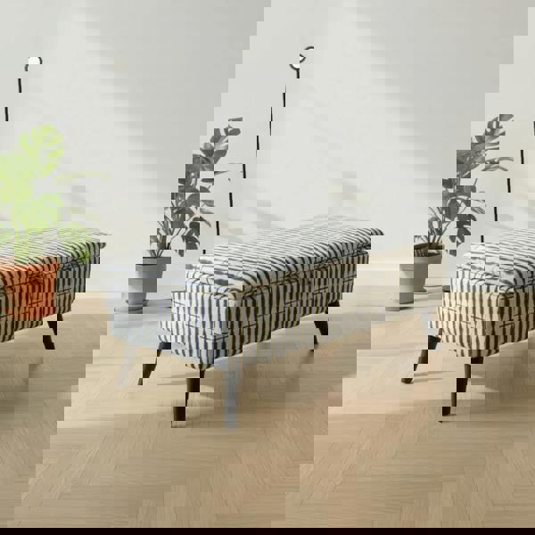 Upholstered Ottoman Storage Bench – Multi - Purpose Footstool, Seat & Coffee Table with Hidden Storage - ISTOOLS