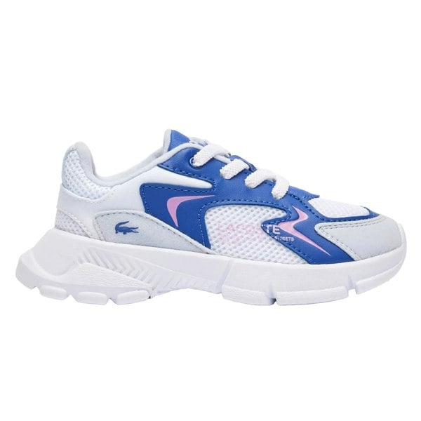 Lacoste Kids L003 Neo Suede Trainers - Light Blue