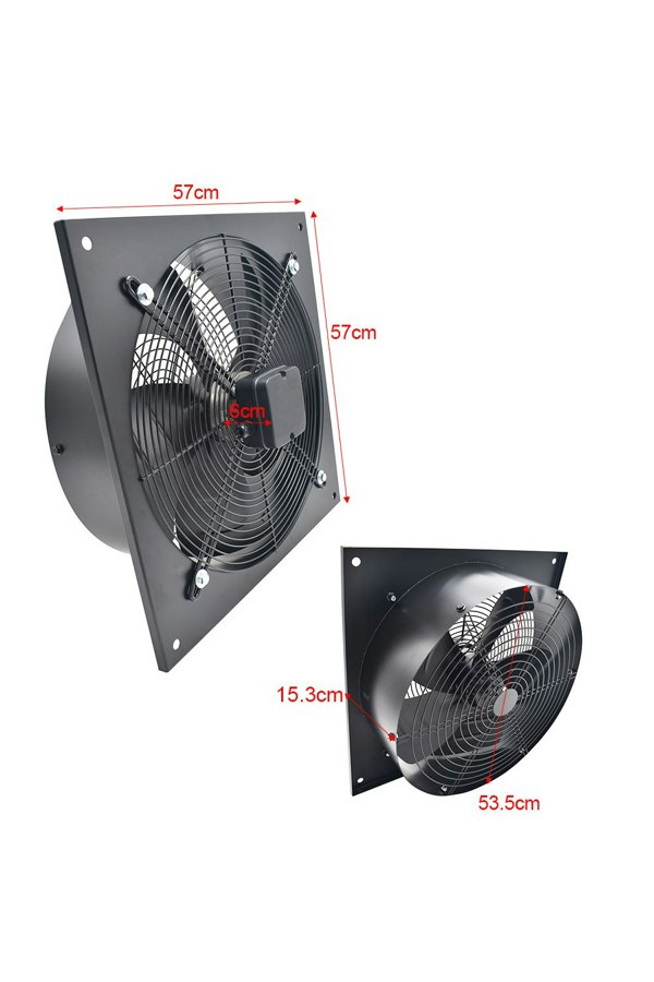 Living and Home Ventilation Wall-Mounted Exhaust Axial Fan 20-inch