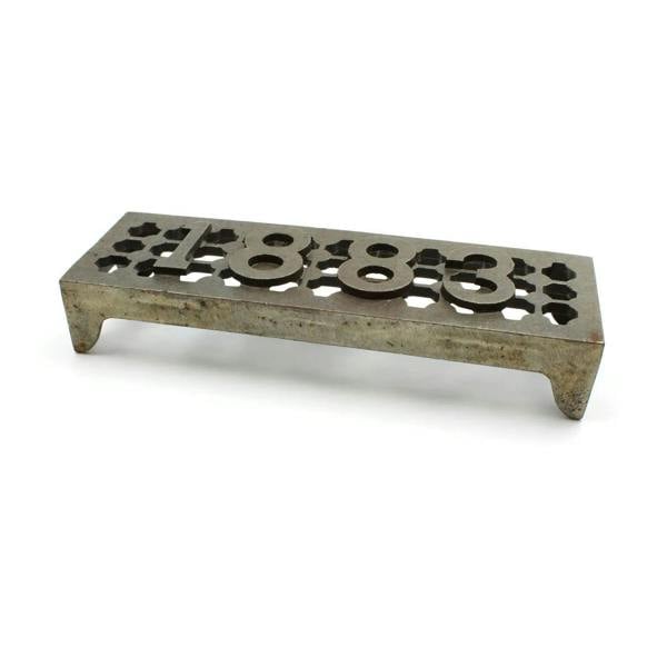 Antique Cast Iron Single Victorian Style 1883 Air Brick - 229mm x 76mm 