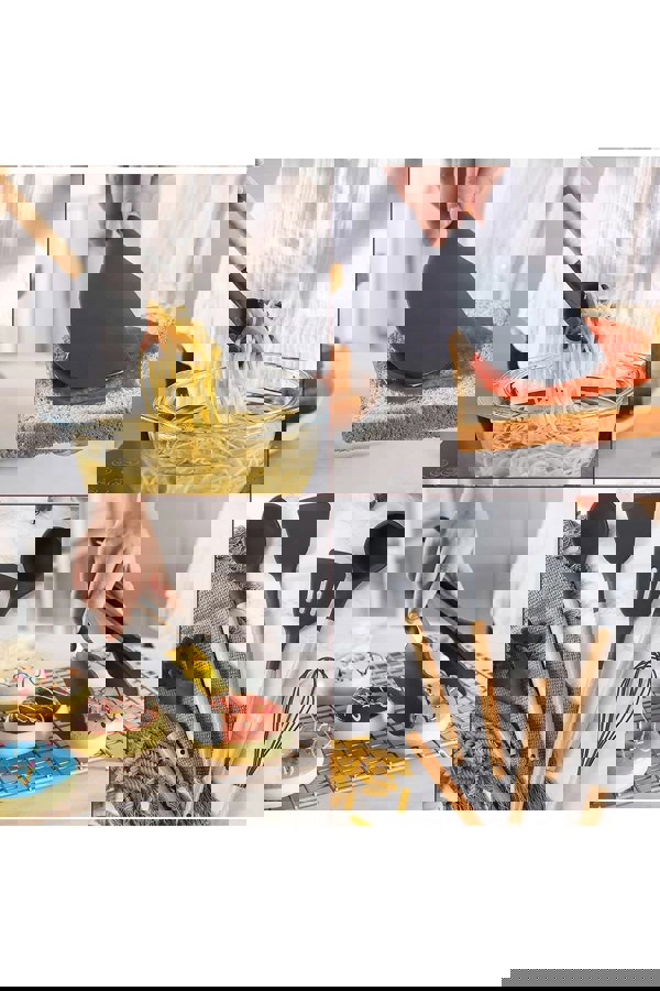 Living and Home 11-piece Silicone Kitchen Utensil Set for Nonstick Cookware Kitchenware Set