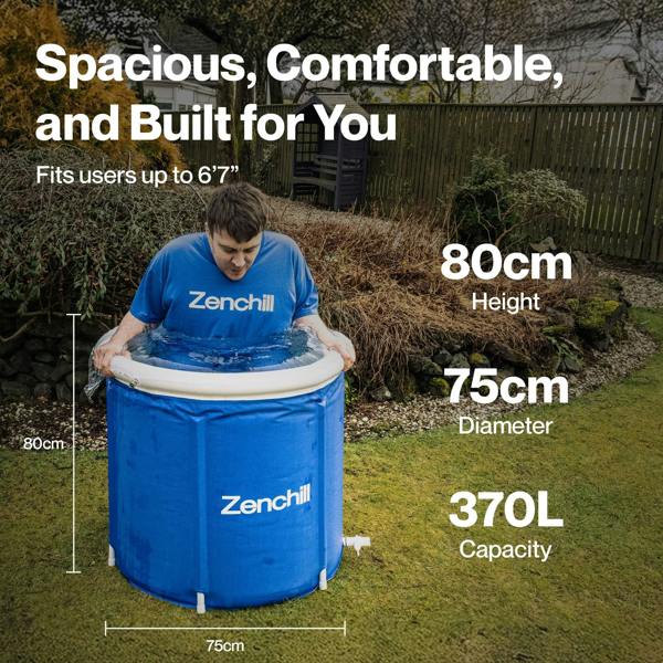 Zenchill Cold Therapy Starter Bundle - Portable Ice Bath + Gifts