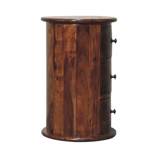 Artisan Furniture 3 Drawer Chestnut Sheesham Drum
