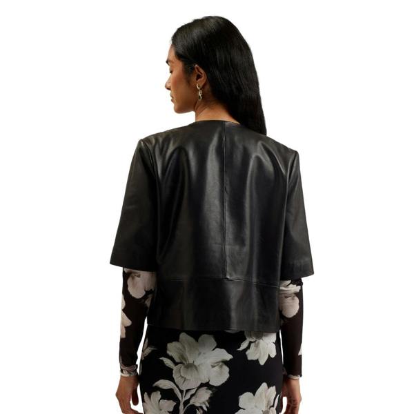 Ted Baker WMO OBINO Short Sleeve Leather Open Fron 6