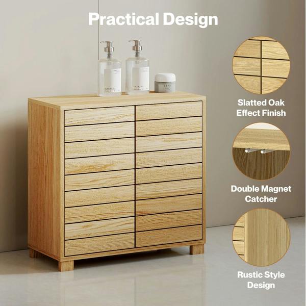Levede Bathroom Storage Cabinet Freestanding Cupboard Adjustable Shelf Unit