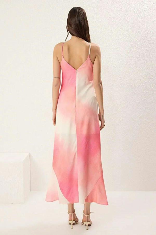 WOVCOR A-Line Maxi Woven Dress