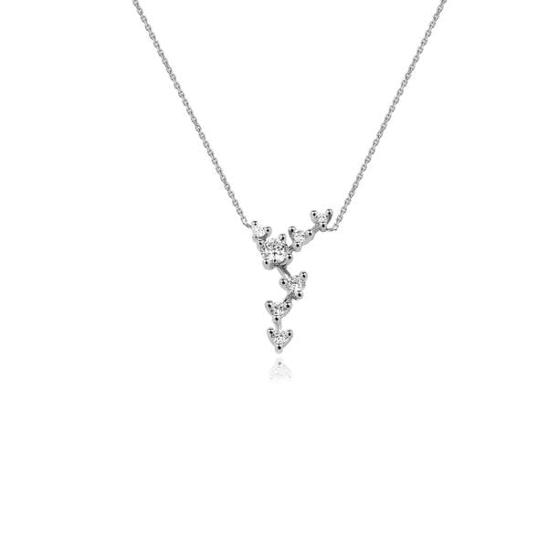 Sarah Layton Diamond Blossom Pendant, 0.24ct - 18ct White Gold