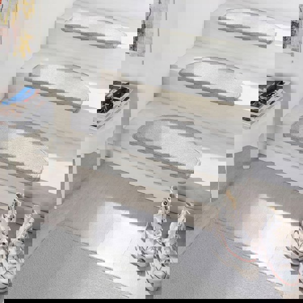 Modern Plain Grey Rug – Soft Short Pile