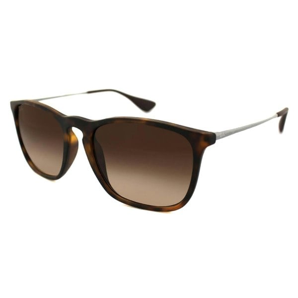 Ray-Ban Sunglasses Chris 4187 856/13 Rubber Havana Gradient Brown