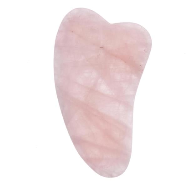White Lotus Beauty Genuine Crystal Gua Sha Chemical Free Rose Quartz