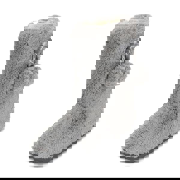 VIVA Polar Women's Faux Fur Fluffy Indoor Slipper Boots with Cute Pom Poms