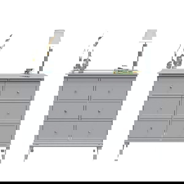 Dorel Home Franklin 6 Drawer Dresser Gray