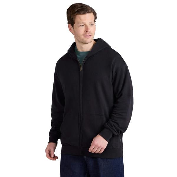 Animal Mens Icon Logo Full Zip Hoodie - Black Camo - 
